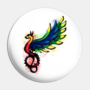 Rainbow Flight Pin