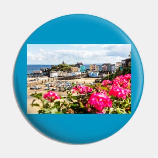 Tenby Harbour Boats Pin