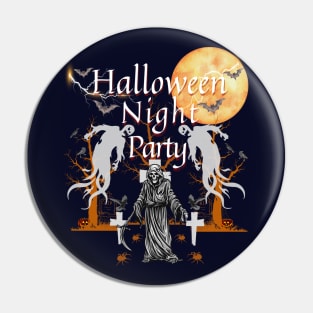 Halloween night party Pin
