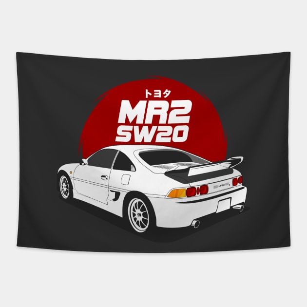 Toyota MR2 SW20 Tapestry by AutomotiveArt