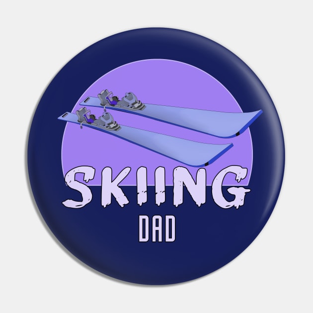 Skiing Dad Pin by DiegoCarvalho