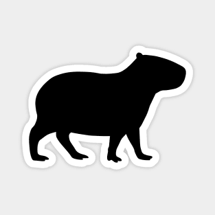 Capybara Silhouette Magnet