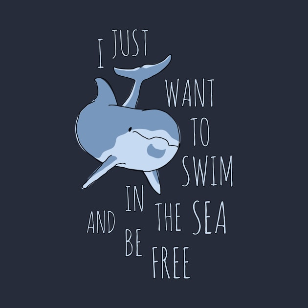 I Just Want to Swim in the Sea and be Free - Dolphin by propellerhead