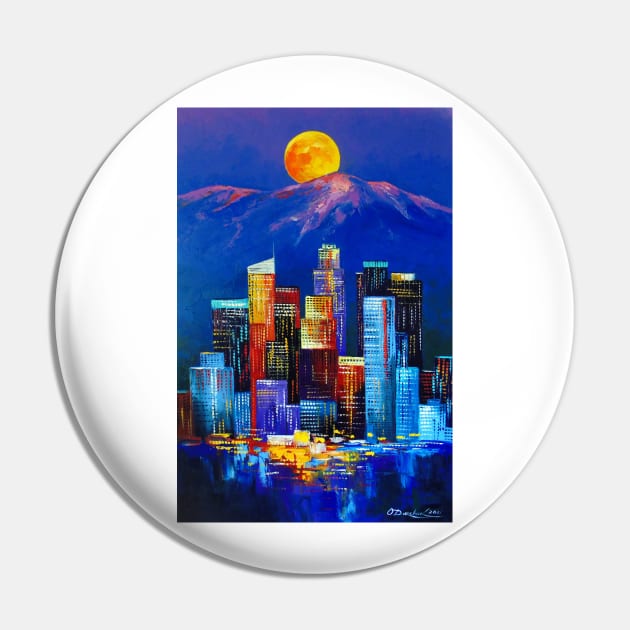 Night Los Angeles Pin by OLHADARCHUKART