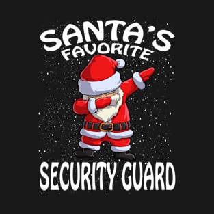 Santas Favorite Security Guard Christmas T-Shirt