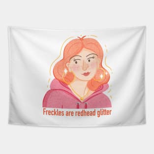 Redhead girl Tapestry