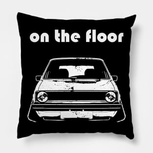 classic tuning stance car Pillow