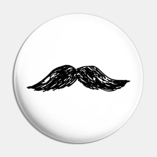 Moustache Pin