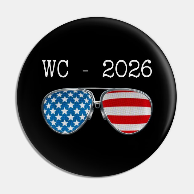 AMERICA PILOT GLASSES WORLD CUP 2026 Pin by SAMELVES