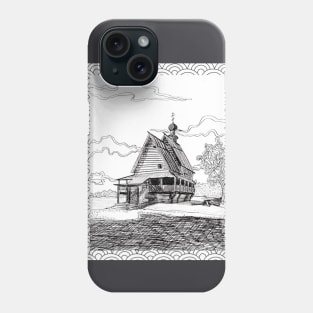 architecture wooden architecture RUSSIAN Phone Case