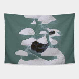 sky yoga Tapestry