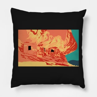 House on Fire Ruins Bears Ears National Monument Utah Pillow