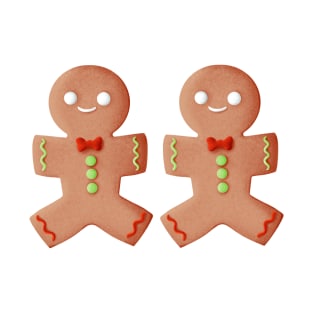 Gingerbread lgbt male couple T-Shirt