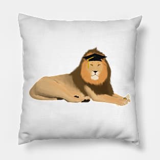 Graduation Lion Pillow