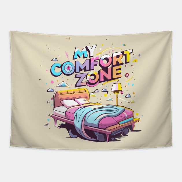 my comfort zone Tapestry by NegVibe