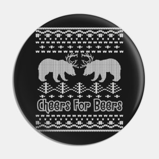 Cheers for beers Ugly Christmas Model Pin