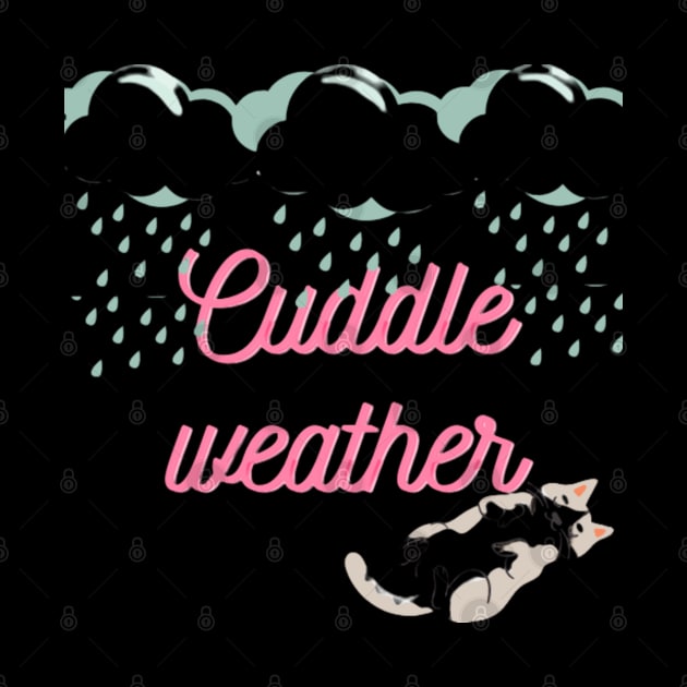 Cuddle weather Cat by Shineyarts