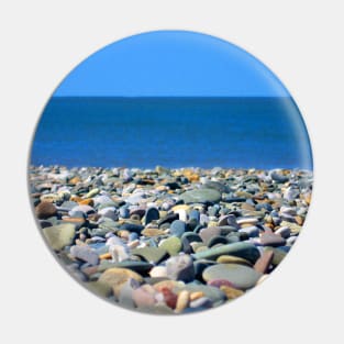 Seaside - Pebbles on the beach Pin