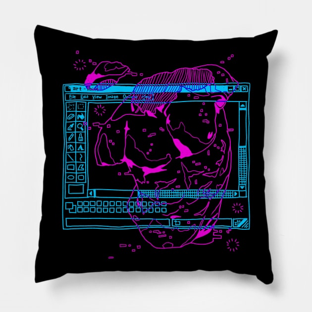 Ancient Art Pillow by kryptemic