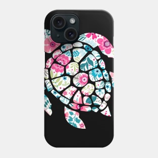 Turtle Floral Flower Turtles Lover Gifts Phone Case