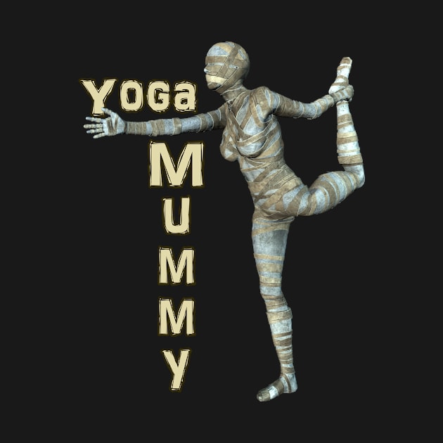 Yopga Mummy Standing Bow Pose by Captain Peter Designs