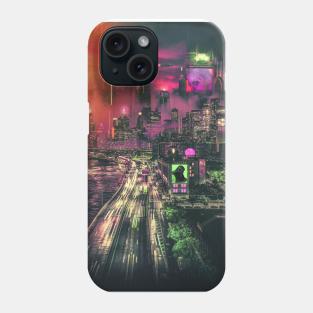 Cyberpunk City Phone Case