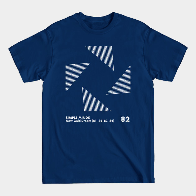 Discover New Gold Dream (81–82–83–84) / Minimal Graphic Design Art - Simple Minds - T-Shirt