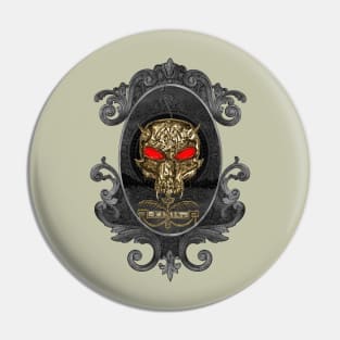 Awesome skull Pin