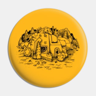 Robot junk garden Pin