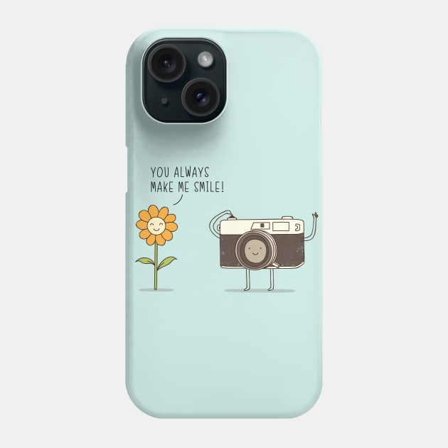 You make me smile! Phone Case by milkyprint