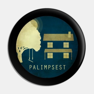 Palimpsest Circle Logo Pin