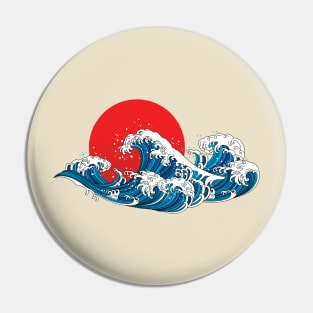 Big Wave Japan Pin