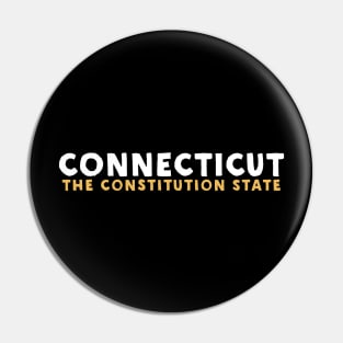 Connecticut - The Constitution State Pin