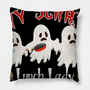 This Is My Scary Lunch Lady Costume Funny Halloween Gift Pillow