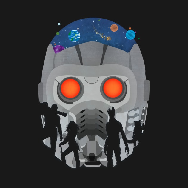 Guardians of the Galaxy - Starlord Helmet by FireDragon04