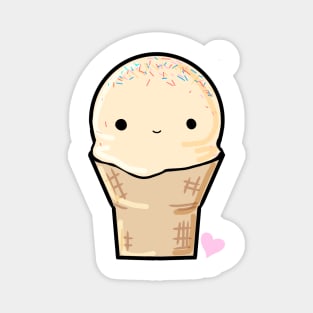 Kawaii Ice-Cream Design Magnet