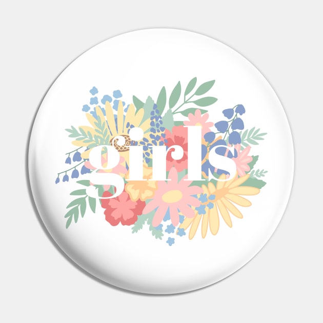 Flower Girls Pin by Abbilaura