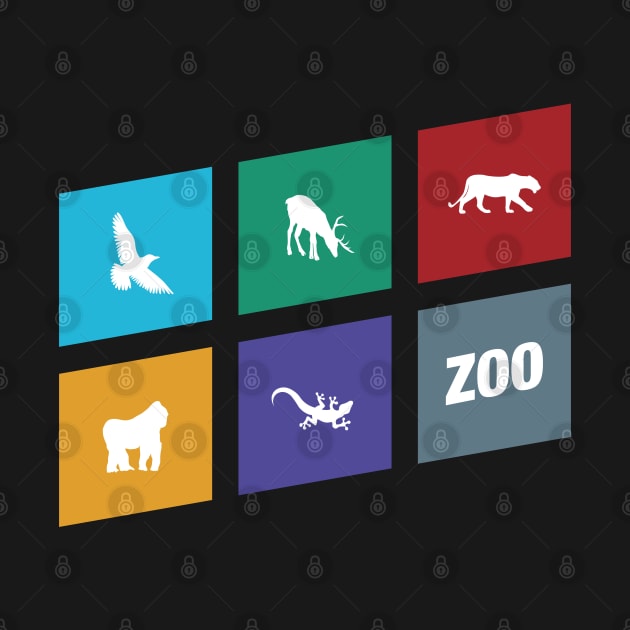 Minimalist Animals Board Game by pixeptional