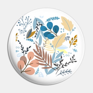 illustration of abstract colored flower Pin