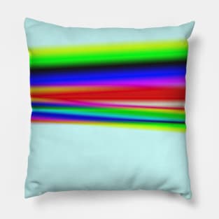 RED BLUE GREEN TEXTURE ART Pillow