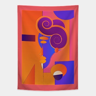 Colorful Unique Surreal Art Tapestry