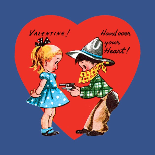 Retro Valentine's Day Heart by MasterpieceCafe