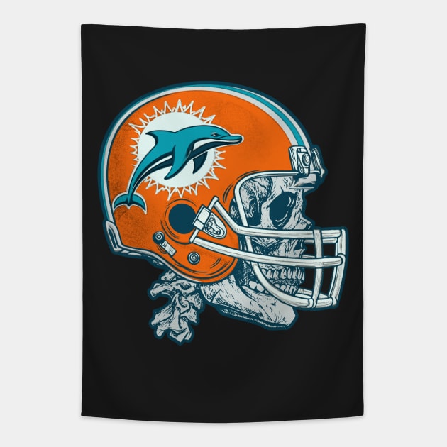 Vintage Miami Dolphins Tapestry by Gofart