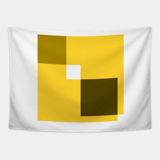mustard yellow and olive abstract Tapestry