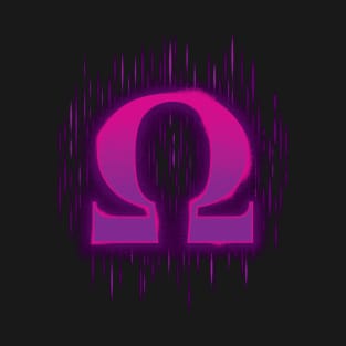 Greek Omega - Pinky Purple T-Shirt