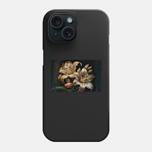 Rococo Style Lilies Phone Case