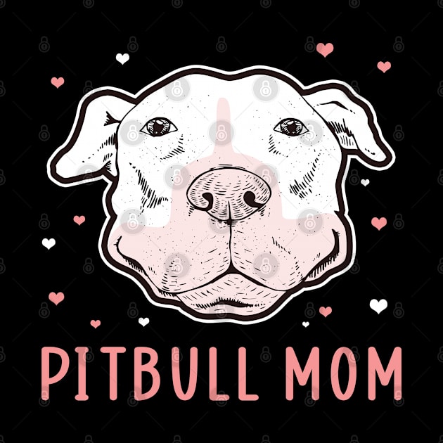 Pitbull Mom | Dog Owner American Pitbull Terrier by Streetwear KKS