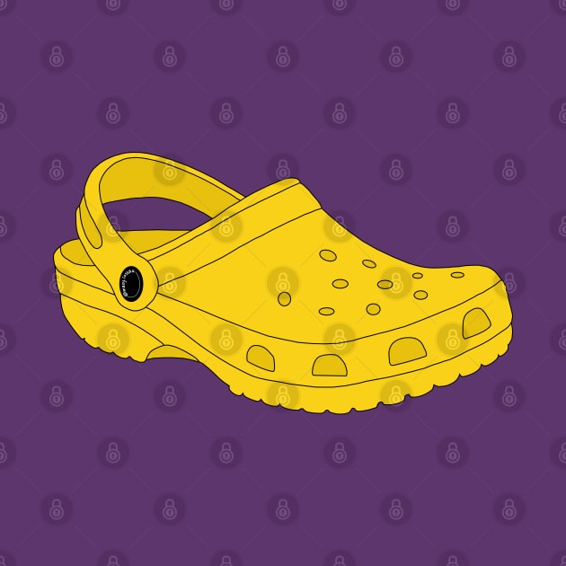 Yellow Croc by Gold Star Creative