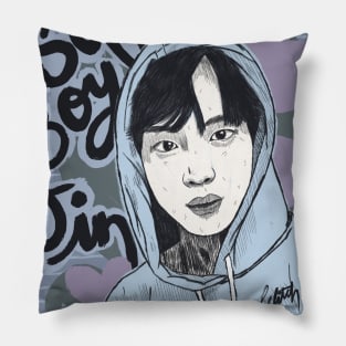 soft boy jin Pillow