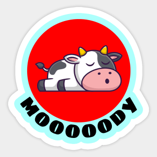 Alabama Cow Pattern Sticker – Big Moods